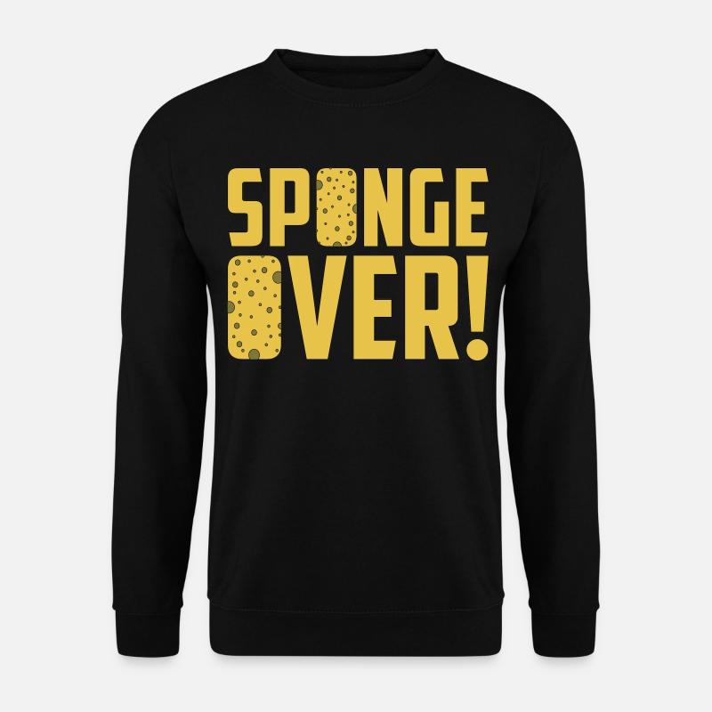 Sponge Over | Schwamm Drüber | Farben änderbar - Unisex Pullover - Schwarz