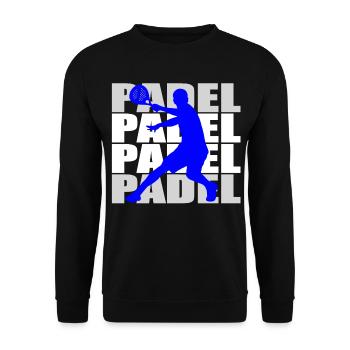 Padel - Unisex Pullover - Schwarz - Vorne - Alina (178cm) & Michal (187cm)