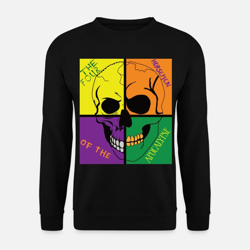 Schädel der Apocalypse - Unisex Pullover - Schwarz