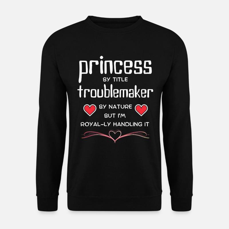 Princess TroubleMaker Tee - Unisex Sweatshirt - black