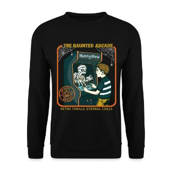 L’arcade hantée - Sweat-shirt Unisexe - noir - Devant - Alina (178cm) & Michal (187cm)