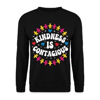 Bienveillance Apprentissage émotionnel Enseignant SEL - Sweat-shirt Unisexe - noir - Devant - Alina (178cm) & Michal (187cm)