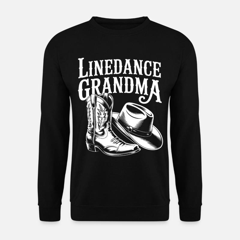 LineDance Grandma Boots - Unisex Sweatshirt - black