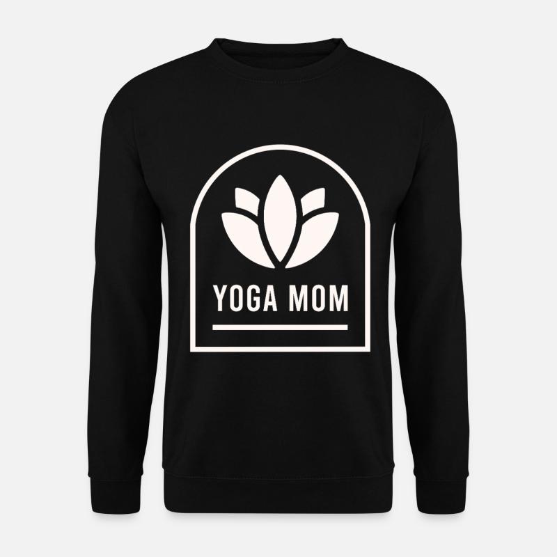 Yoga-Mama Yogi-Mutter - Unisex Pullover - Schwarz
