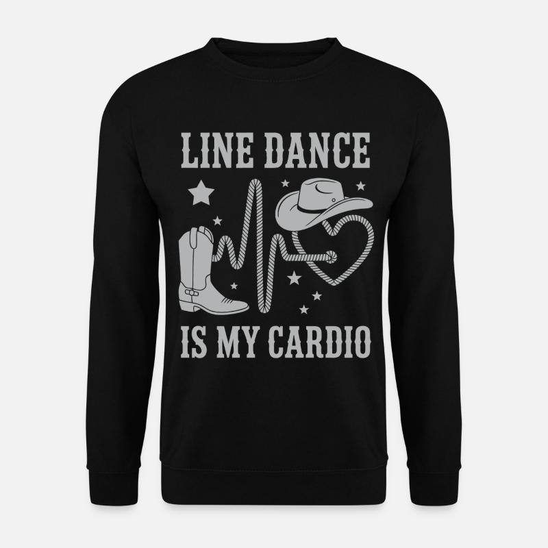 Line Dance Cardio Cowboy - Unisex Pullover - Schwarz