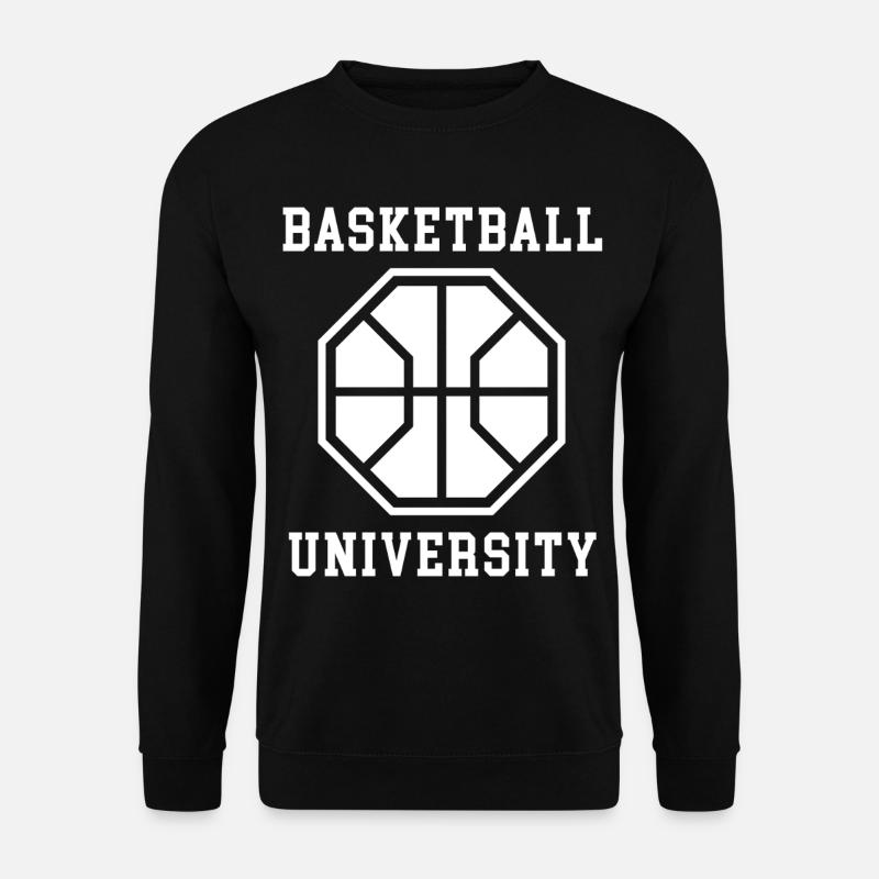 Basketball University Emblem - Unisex Sweatshirt - black