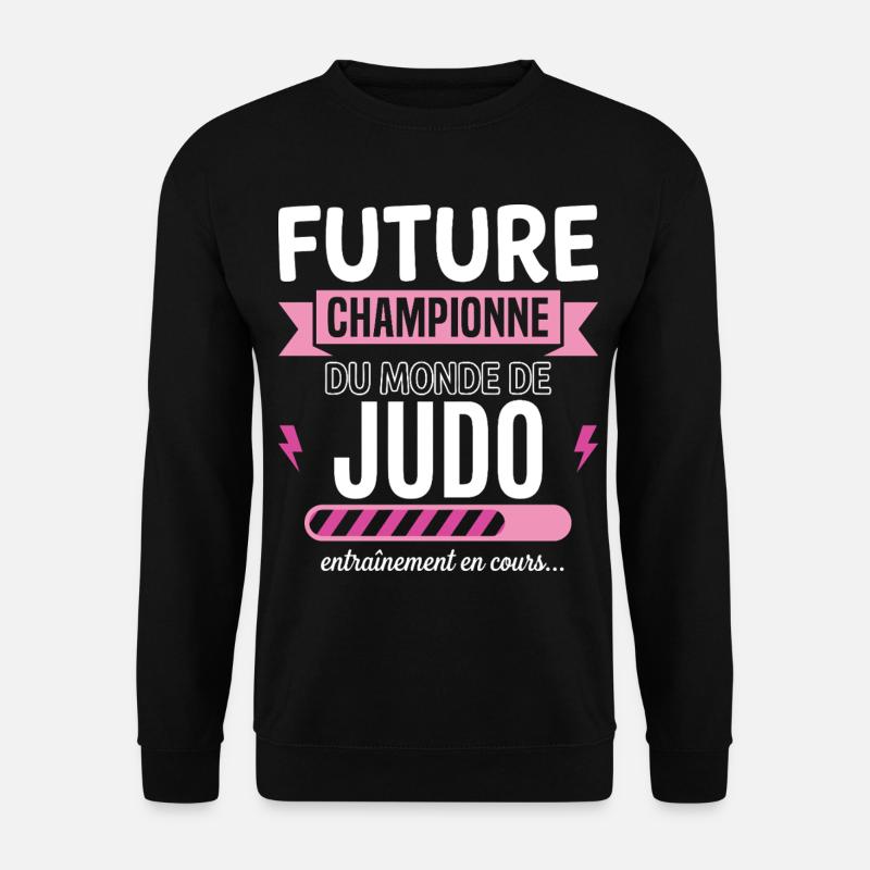 Zukünftiger Judo-Judoka-Champion - Unisex Pullover - Schwarz