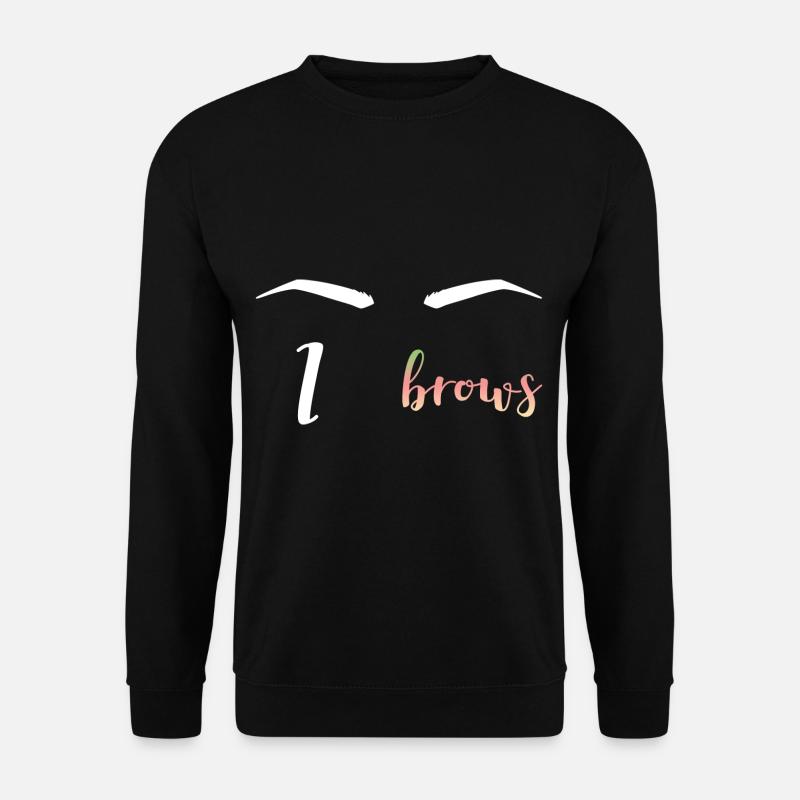 Microblading Artist I Augenbrauen Makeup Kosmetike - Unisex Pullover - Schwarz