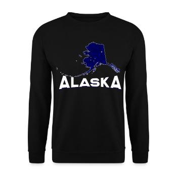 Alaska - Unisex Sweatshirt - black - Front - Alina (178cm) & Michal (187cm)
