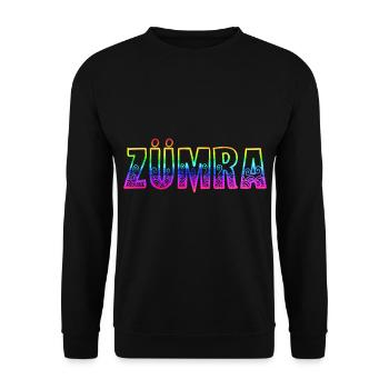 Zümra RS Arc-en-ciel - Sweat-shirt Unisexe - noir - Devant - Alina (178cm) & Michal (187cm)