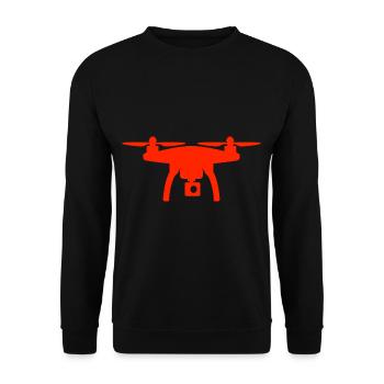 Drone - Sweat-shirt Unisexe - noir - Devant - Alina (178cm) & Michal (187cm)