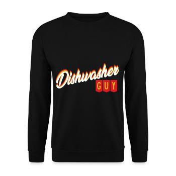 Lave-vaisselle homme lave-vaisselle Guy drôle Wasc - Sweat-shirt Unisexe - noir - Devant - Alina (178cm) & Michal (187cm)