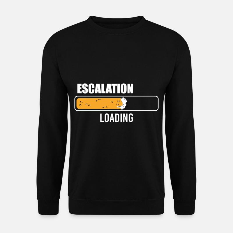 Escalation Loading Bier - Unisex Pullover - Schwarz