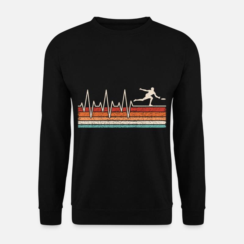 Frisbee Herzschlag - Unisex Pullover - Schwarz