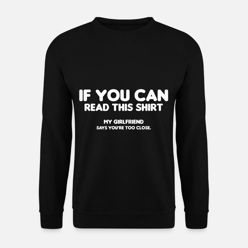 Sjov kæreste sjov kæreste skør forkælelse - Unisex sweater - sort