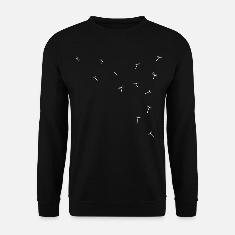 Löwenzahn Pusteblume Traum vom Fliegen Geschenk - Unisex Pullover - Schwarz