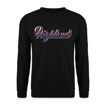 HIghland - Unisex Pullover - Schwarz - Vorne - Alina (178cm) & Michal (187cm)