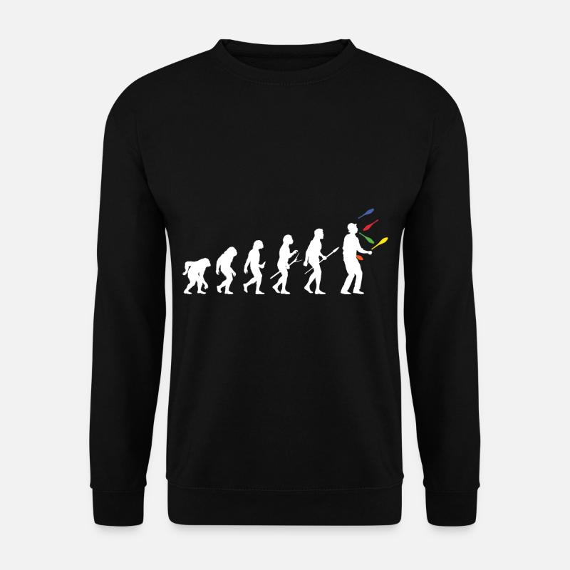Juggler Evolution Juggling Juggle Balls - Unisex Pullover - Schwarz