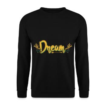 Dream Dreamcatcher Dream Catcher - Unisex Pullover - Schwarz - Vorne - Alina (178cm) & Michal (187cm)