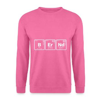 Bernd PSE Nerd Chimie Éléments Tableau périodique - Sweat-shirt Unisexe - rose - Devant