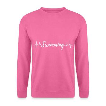 Swimming Heartbeat. - Unisex Sweatshirt - pink - Front