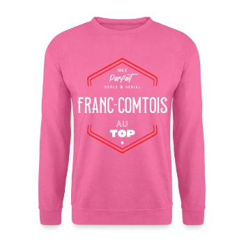 Franc comtois parfait et au top - Sweat-shirt Unisexe - rose - Devant