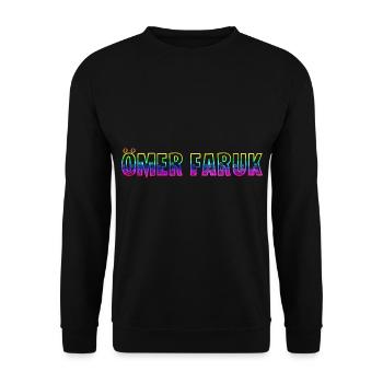 Ömer Faruk RS Rainbow - Sweat-shirt Unisexe - noir - Devant - Alina (178cm) & Michal (187cm)