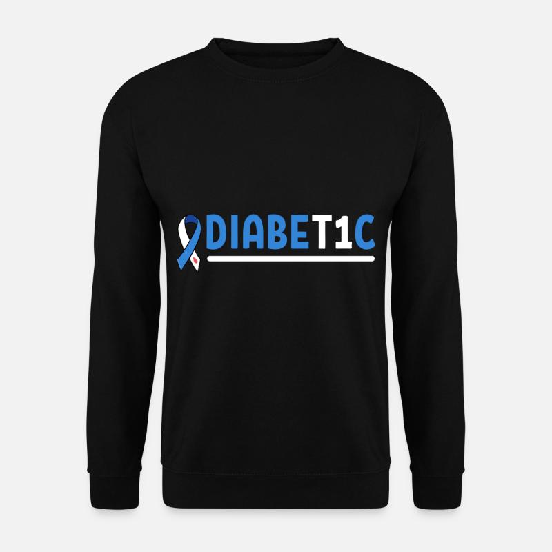 Diabetiker Insulin - Unisex Pullover - Schwarz