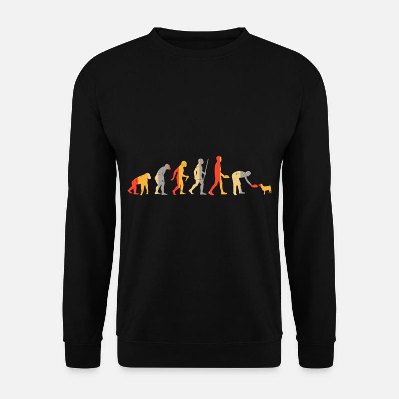Evolution Propriétaires de chiens - Sweat-shirt Unisexe - noir