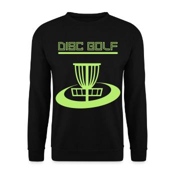 Disc Golf Discgolf Frisbee Geschenk Cadeau - Sweat-shirt Unisexe - noir - Devant - Alina (178cm) & Michal (187cm)