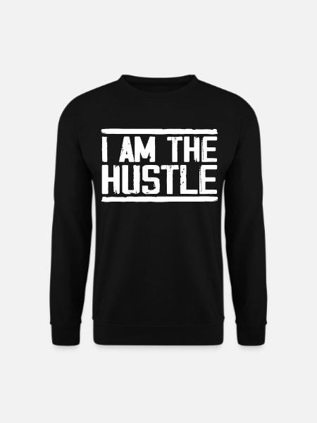 Ik ben de hustle grappige ondernemer, CEO - Uniseks sweater - zwart