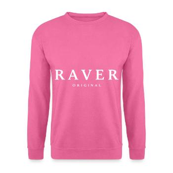Rave Raver Techno Keta Housemusic Minimal Dubstep - Unisex Pullover - Pink - Vorne