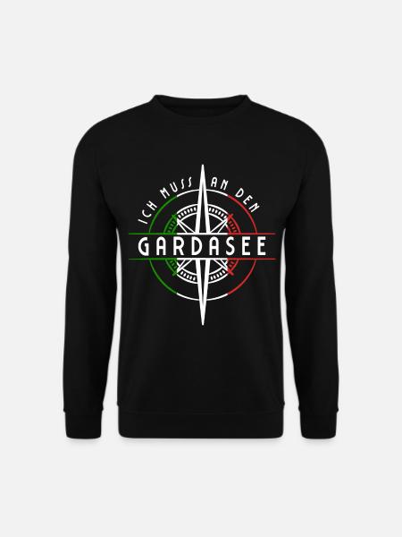 Gardasee Urlaub - Unisex Pullover - Schwarz