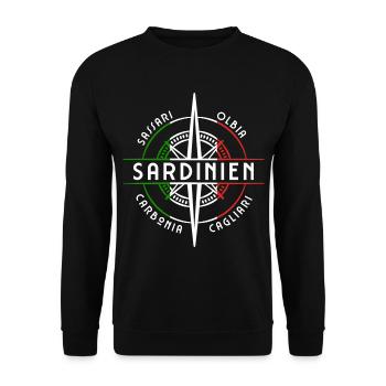 Summer Sardinia - Unisex Sweatshirt - black - Front - Alina (178cm) & Michal (187cm)