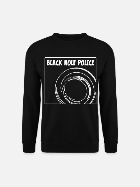 James Webb Space Telescope Black Hole Police - Unisex Pullover - Schwarz