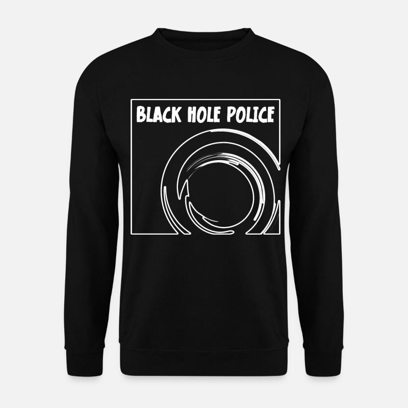 James Webb Space Telescope Black Hole Police - Unisex Pullover - Schwarz