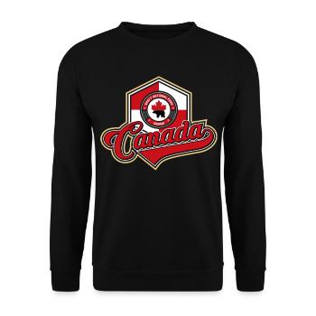 Canada - Sweat-shirt Unisexe - noir - Devant - Alina (178cm) & Michal (187cm)