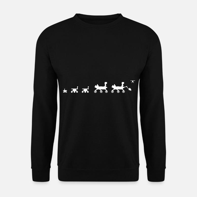 Mars Rover Evolution - Sweat-shirt Unisexe - noir