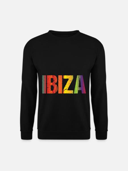Retro Ibiza Love - Unisex Sweatshirt - black