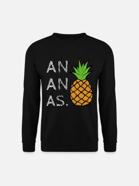 ANANAS. - Unisex Pullover - Schwarz