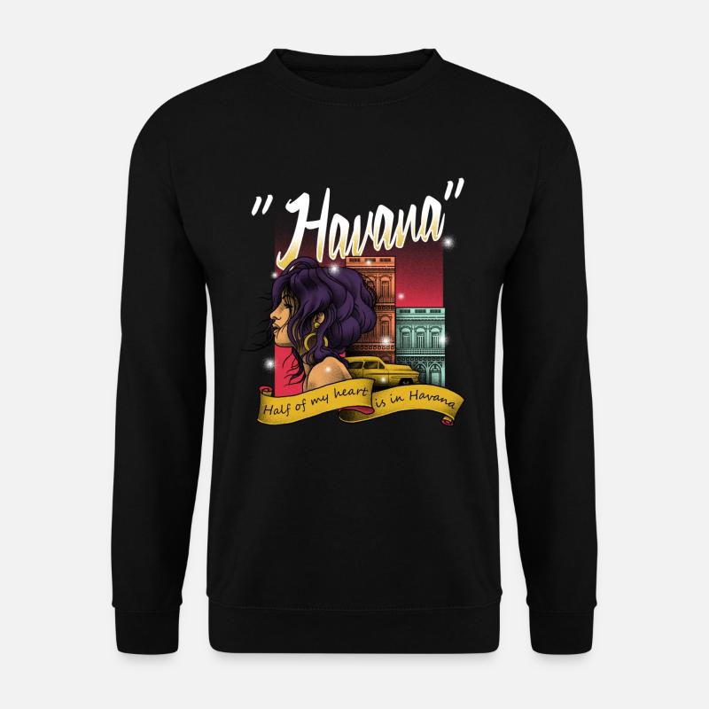 Havana Cuba Salsa Merengue - Sweat-shirt Unisexe - noir