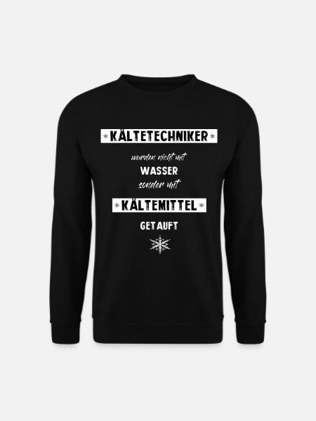 Kältetechnik Kältetechniker - Unisex Pullover - Schwarz