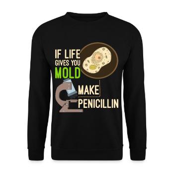 la biologie - Sweat-shirt Unisexe - noir - Devant - Alina (178cm) & Michal (187cm)