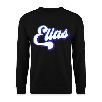 Elijah | Colors changeable - Unisex Sweatshirt - black - Front - Alina (178cm) & Michal (187cm)