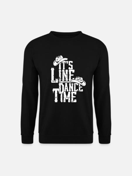 Linedance - Unisex Pullover - Schwarz