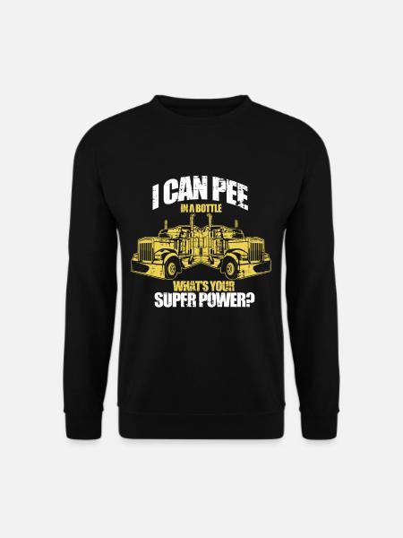 camion - Sweat-shirt Unisexe - noir