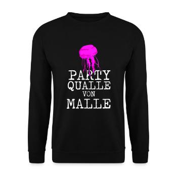 Fête Méduse De Malle - Sweat-shirt Unisexe - noir - Devant - Alina (178cm) & Michal (187cm)
