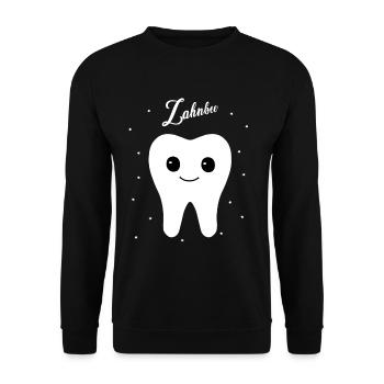 Zahnfee - Unisex Pullover - Schwarz - Vorne - Alina (178cm) & Michal (187cm)