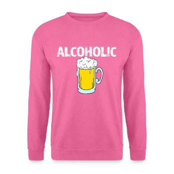 ALCOHOLIC - Unisex Pullover - Pink - Vorne