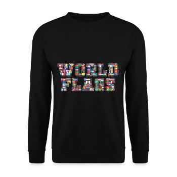 Drapeaux des pays National Heritage Patriotic Pr - Sweat-shirt Unisexe - noir - Devant - Alina (178cm) & Michal (187cm)